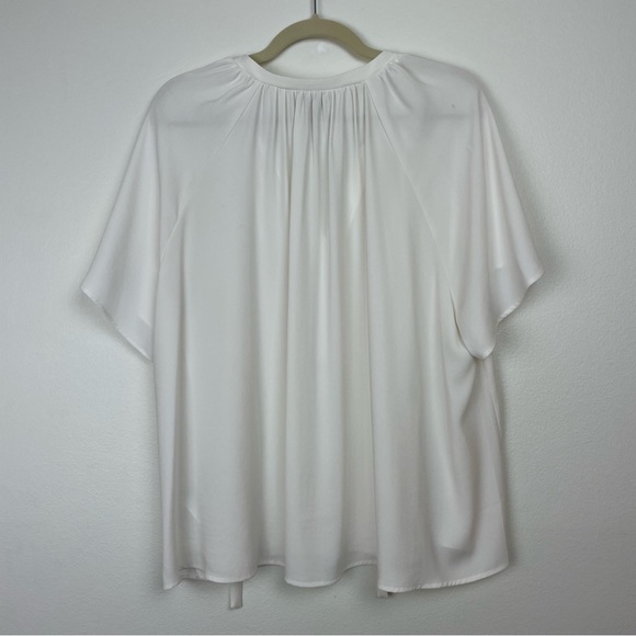 H&M White Tie Neck Blouse - Picture 3 of 6